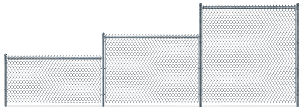 Residential Chain Link fence height options Tampa Bay area