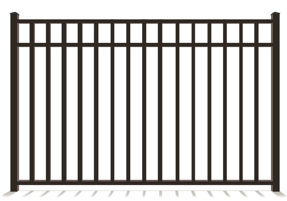Ornamental Metal 3 Rail Fence Company in Tampa Bay area