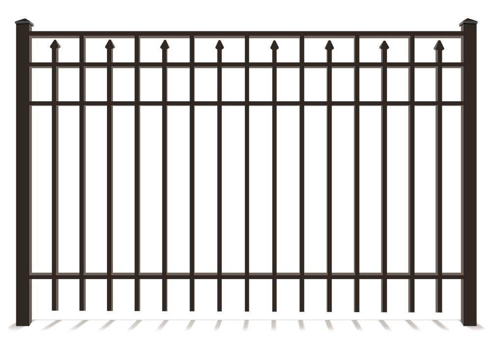 Flat Top Ornamental Iron Fence Company in Tampa Bay area