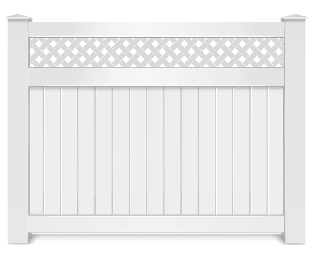 Vinyl decorative fence contractor in Tampa Bay area