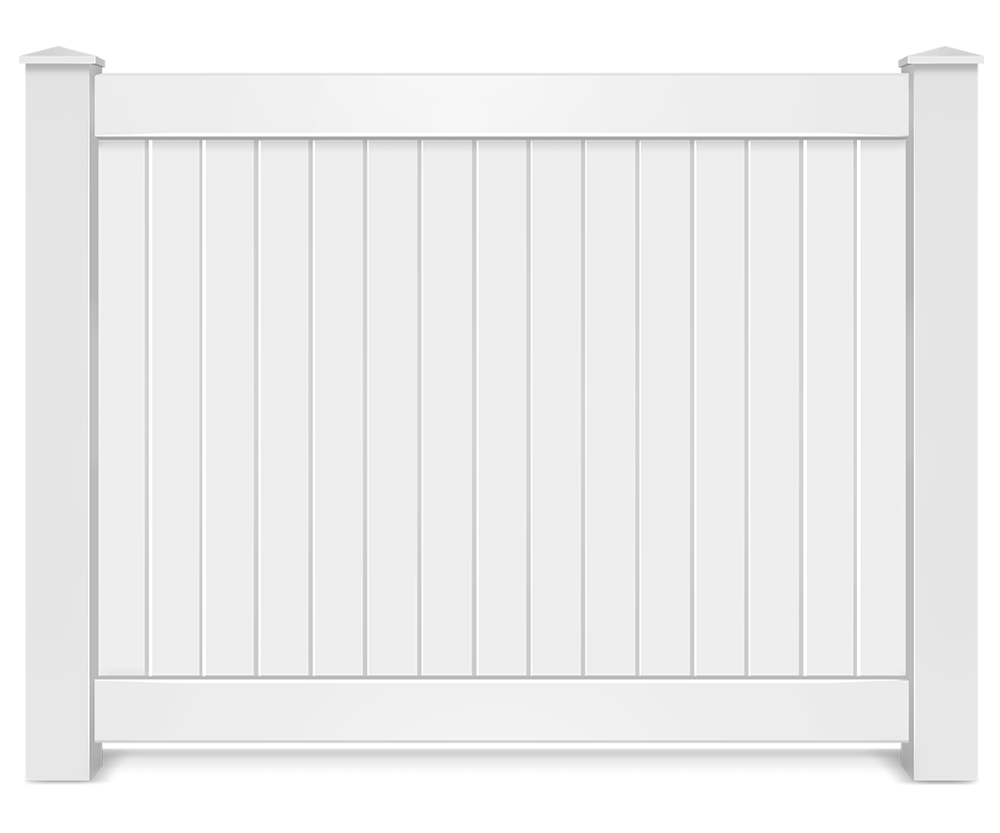 Vinyl full privacy fence contractor in Tampa Bay area