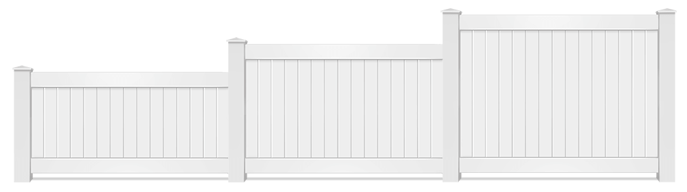 Residential Vinyl fence height options Tampa Bay area
