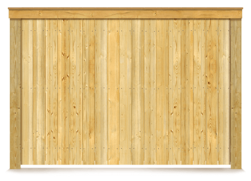 Cap & Trim wood fence in Tampa Bay area