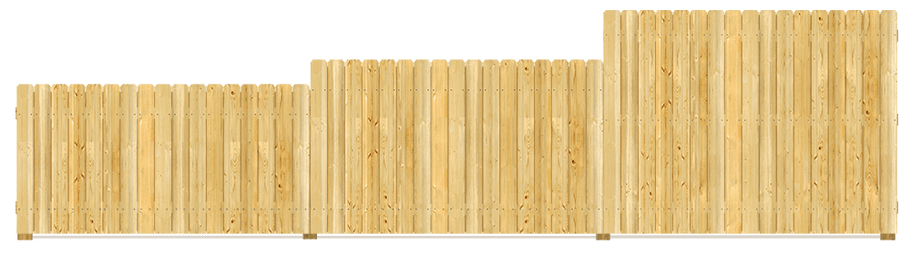 Residential Wood fence height options Tampa Bay area