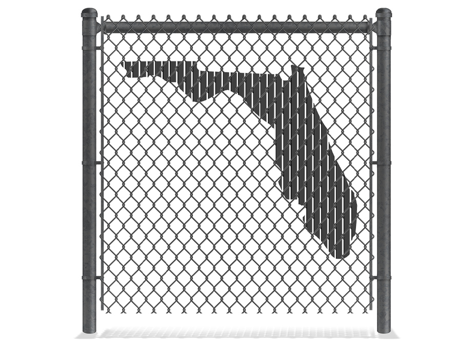 Fence company in Tampa - our Florida map