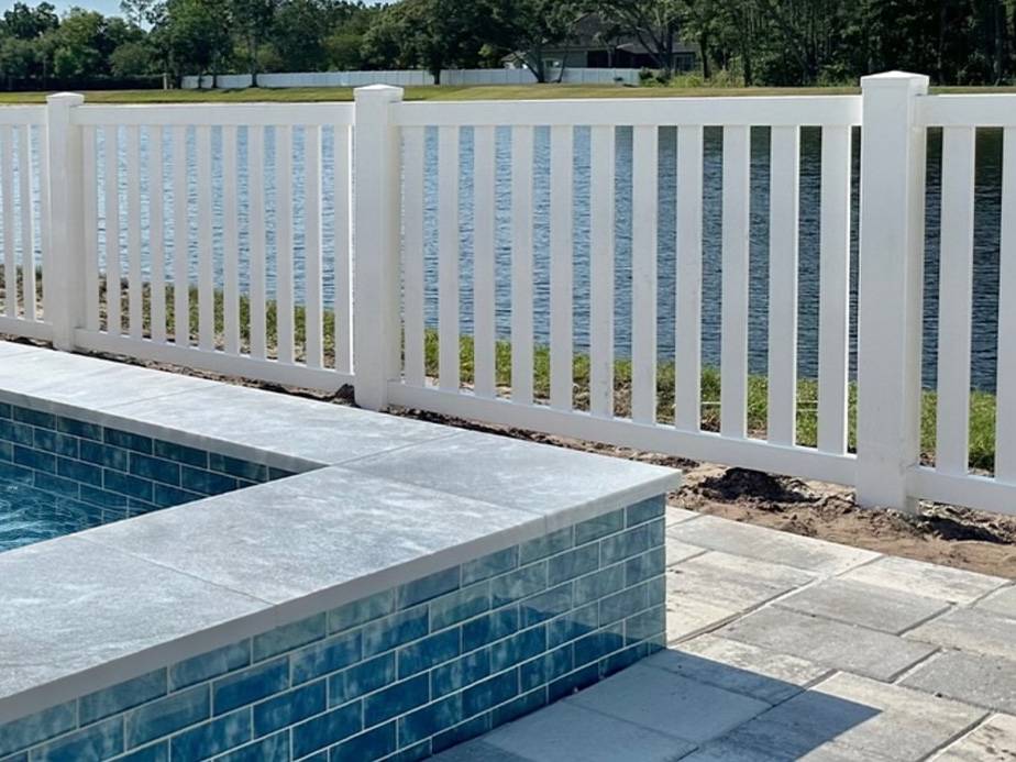 Pool Fence Example in South Tampa Florida