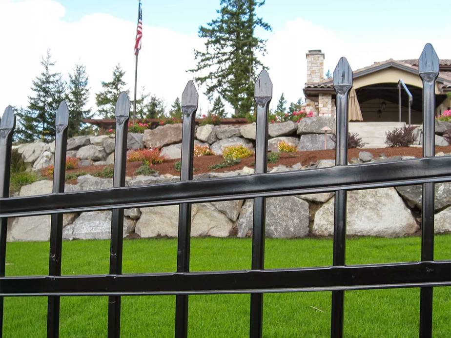 Security Fence Example in South Tampa Florida